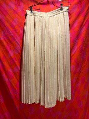 Gorgeous Vintage ESPRIT Cream Colored Pleated Culotte Pants - Medium